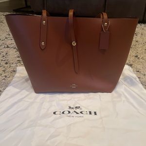 Coach Market Tote Saddle Brown